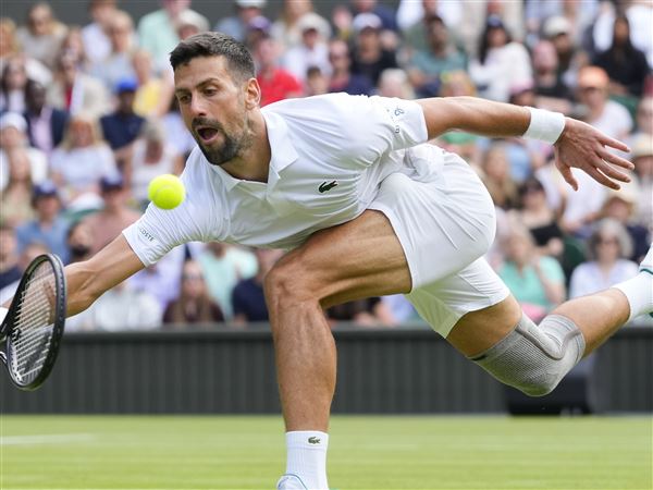 Djokovic's knee is pain-free at Wimbledon but his movement is not where he wants it