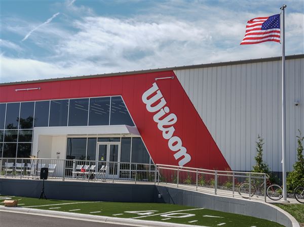 New Wilson football factory, company's commitment to Ohio celebrated