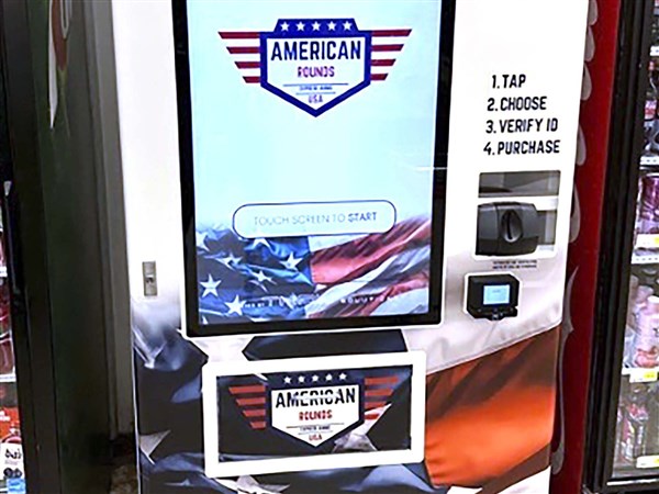 Company debuts vending machines selling ammunition in 3 Southern states ...