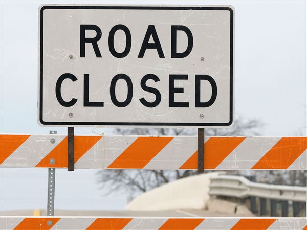3 streets to close Monday for various work