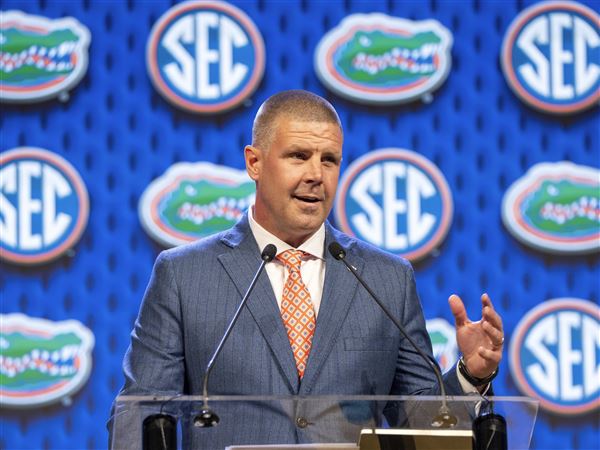 Florida coach Billy Napier talks ominous vibes, schedule at SEC Media Days