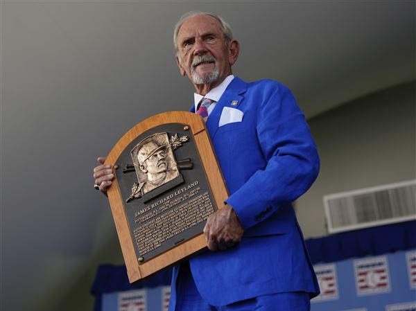 Briggs: Emotional Leyland crushes Hall of Fame speech, 'from the sandlots of Perrysburg to ... Cooperstown'