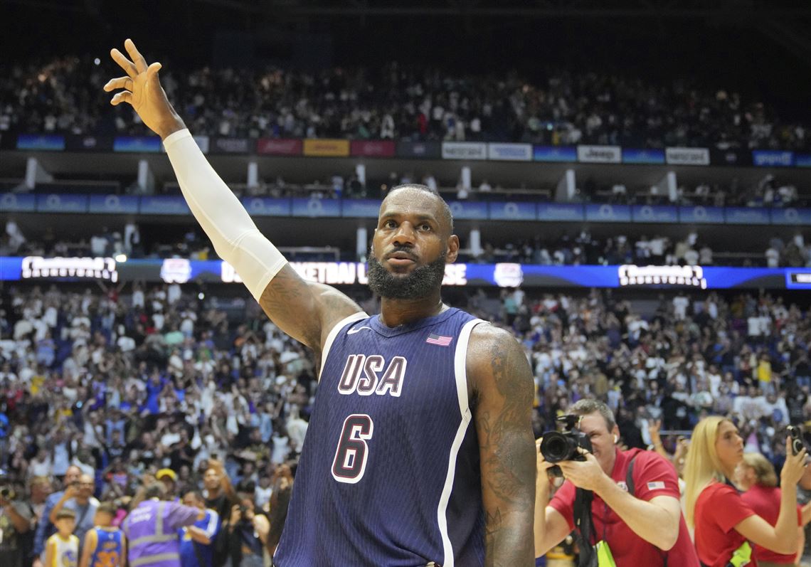 LeBron James selected as Team USA male flagbearer for Paris Olympics  opening ceremony | The Blade