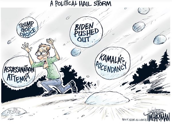 Editorial Cartoon: Tim Hartman: 7/27