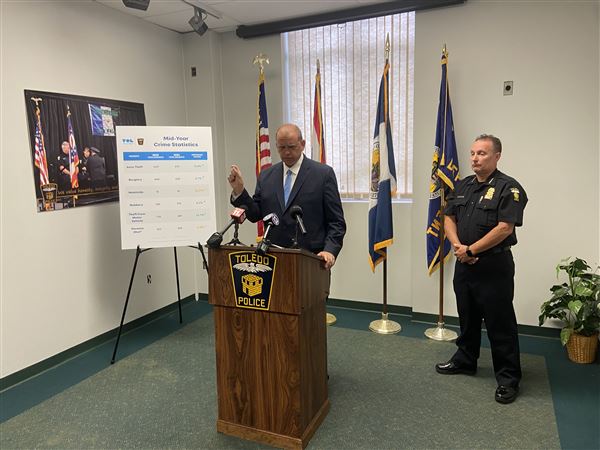 Toledo's mid-year crime report shows continued, but slowing, progress