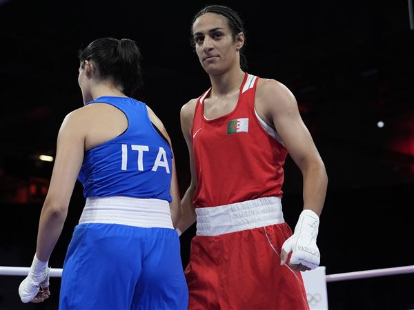 Olympic boxer at center of gender eligibility controversy wins first bout when opponent quits